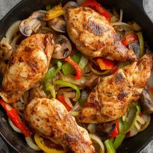 Chicken Portobello Combo Fajitas