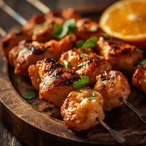 Roasted Chicken Skewers