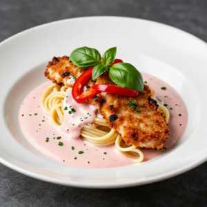 Spicy Chicken Spaghetti Alla Vodka