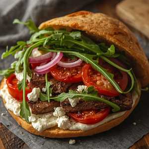 Moroccan Steak Sandwich