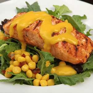 BBQ Salmon Salad