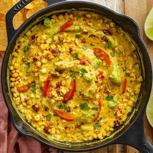 Vegan Charred Corn + Avocado Dip
