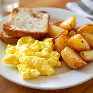 Kids Scrambled Eggs and Toast*