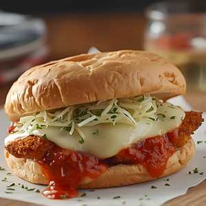 Chicken Parmesan Hero Sandwich