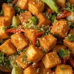 Fried Tofu & Vegetables