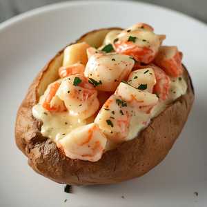 Lobster-Topped Potato
