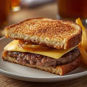 Patty Melt Burger Deluxe