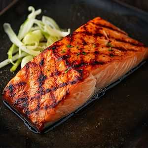 Broiled Salmon Collar