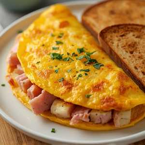 Ham or Bacon or Sausage Omelette
