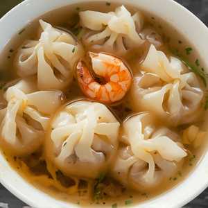 Shanghai Shrimp & Pork Wonton Soup (10pcs)