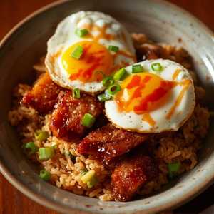 Habanero Pork Belly Breakfast Fried Rice