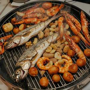 Wood-Fired Fish Parrillada G F