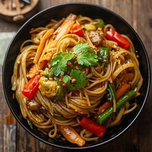 Vegetable Yakiudon