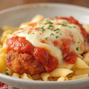 Chicken Parm with Ziti