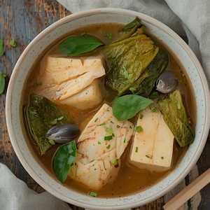 Preserved Vegetables w/ Fish Fillet & Tofu