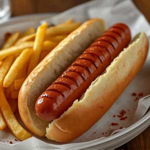 Hot Dog And French Fries