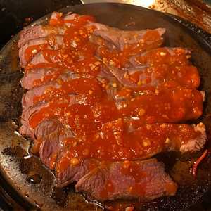43 Spicy Prime Brisket 매운 차돌배기