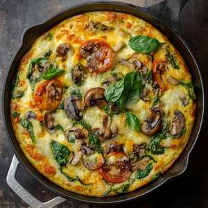 Three Egg Frittata Florentine