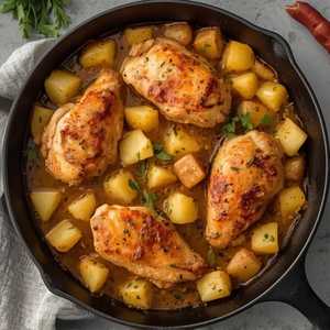 Chicken Vesuvio Tray