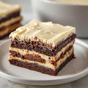 Chocolate Brownie Lasagna