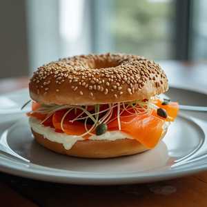 Smoked Salmon Bagel