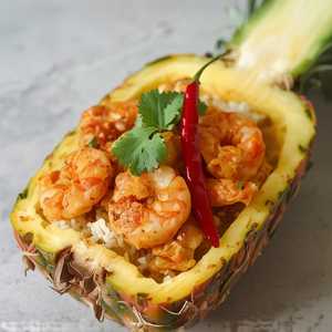 Pineapple Curry Fried Rice