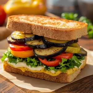 Grilled Vegetable Sandwich
