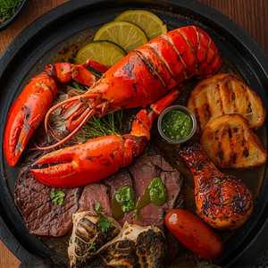 ASADO MAR Y TIERRA