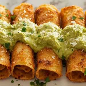 Flautas de Pollo ·o· de Barbacoa de Res