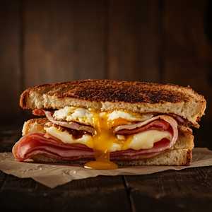 Ham and Egg Toastie