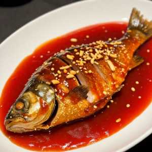 Deep Fried Squirrel Fish W. Pine Nuts In Sweet & Sour Sauce