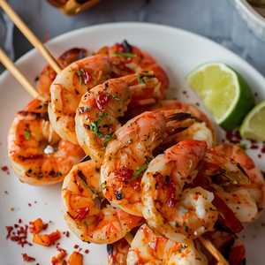 Grilled Tiger Prawn, Chili & Lime