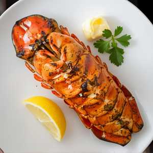 Warm Water Lobster Tail Broiled (12-14 oz.), Garnish