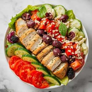 Greek Salad + Chicken