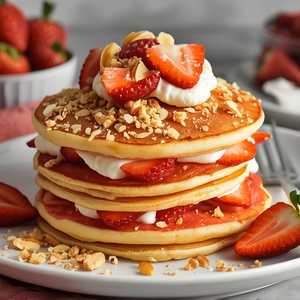 Strawberry Shortcake Pancakes