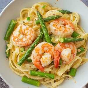 Lumache With Grilled Shrimp