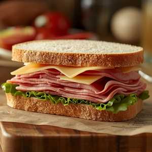 Ham & Cheese Deli Sandwich