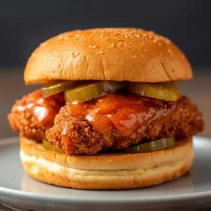 Honey-Chipotle Big Crispy Sandwich