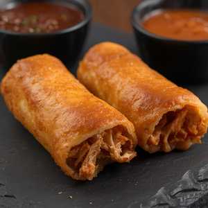 BBQ Chicken Egg Rolls