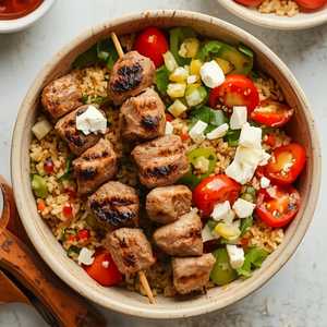 Small Beef Kabob Bowl