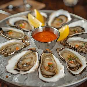 Emerald Acres Oysters on the ½ Shell