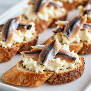 Bruschetta Acciughe e Mascarpone