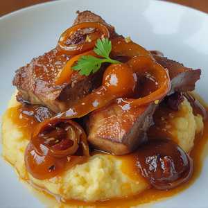 Mississippi Pepperoncini Braised Pork Cheeks