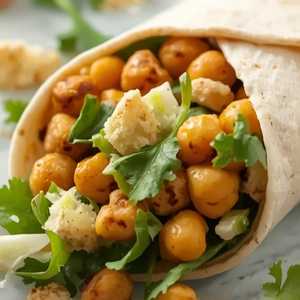 Roasted Chickpea Caesar Wrap