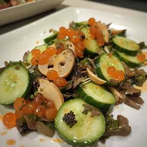 Cucumbers, Seaweeds & Trout Roe