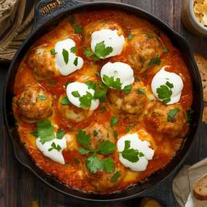 Baked Nduja Meatballs