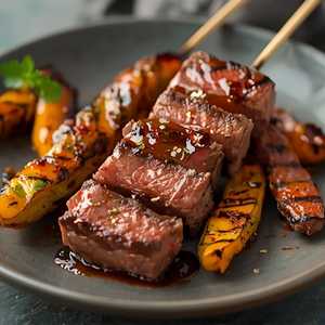 Grilled NY Skewers