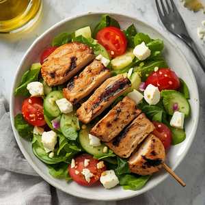 Large Chicken Kabob Salad