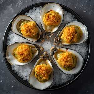 Baked Oyster Rockefeller