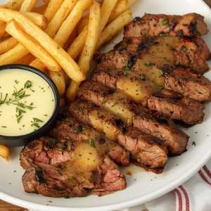 MZ. RUFF N STUFF - Grilled Steak Fritte